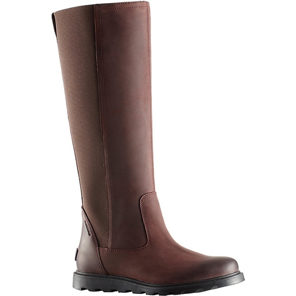 sorel ainsley tall waterproof leather boots
